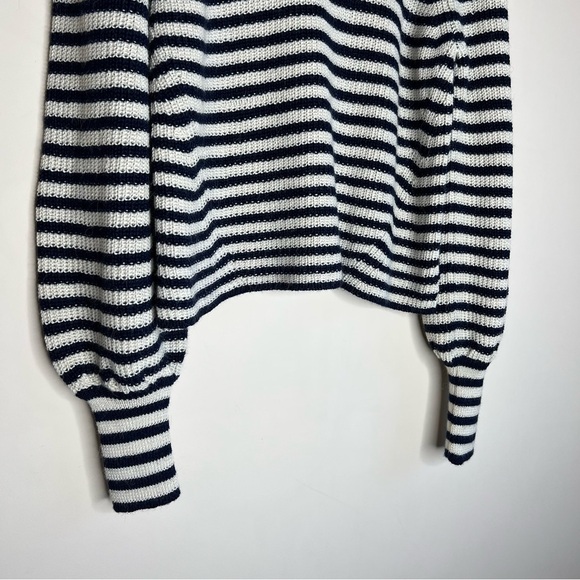 Eleven Six Mia Sweater in Ivory/Navy Stripe - Picture 8 of 15